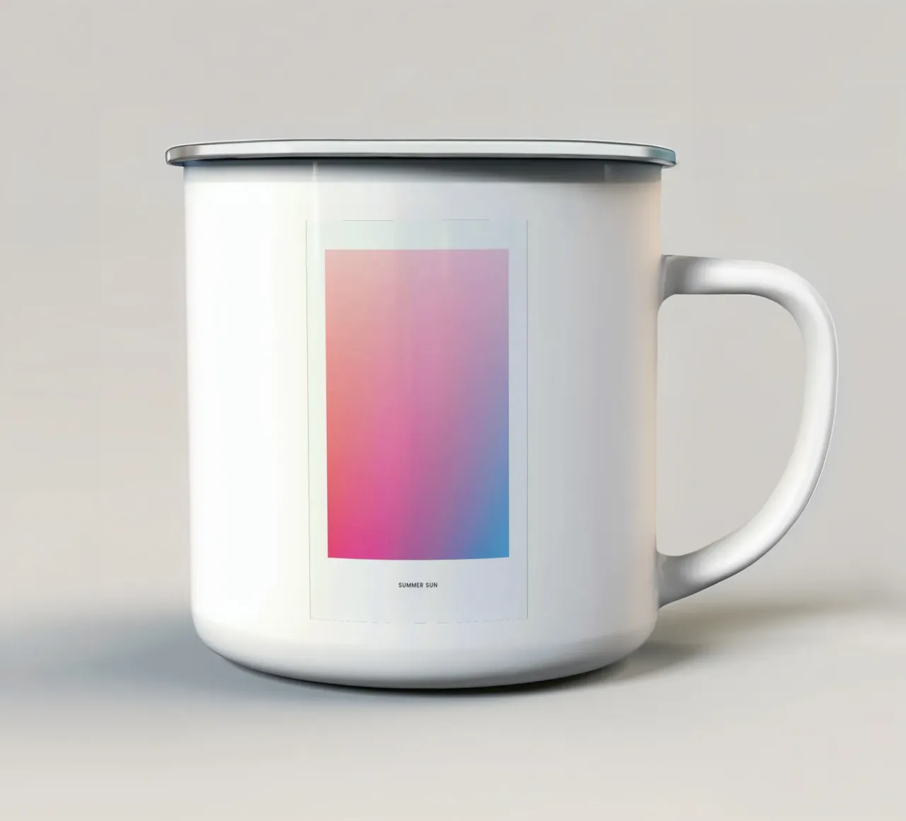 Sun #7 tazza in smalto da daylight design studio