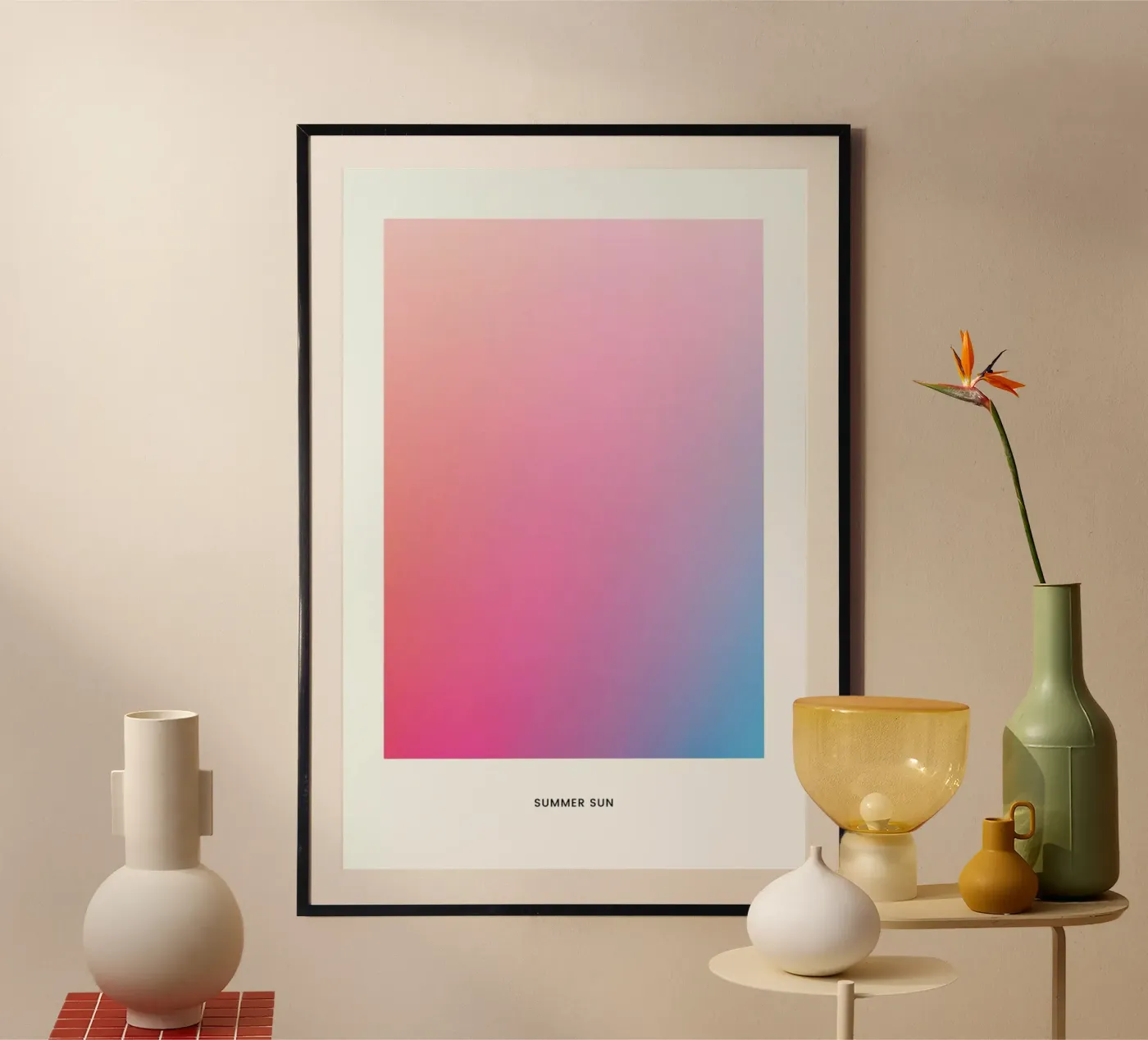 Sun #7 poster van daylight design studio