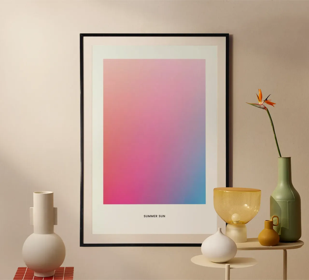 Sun #7 poster van daylight design studio