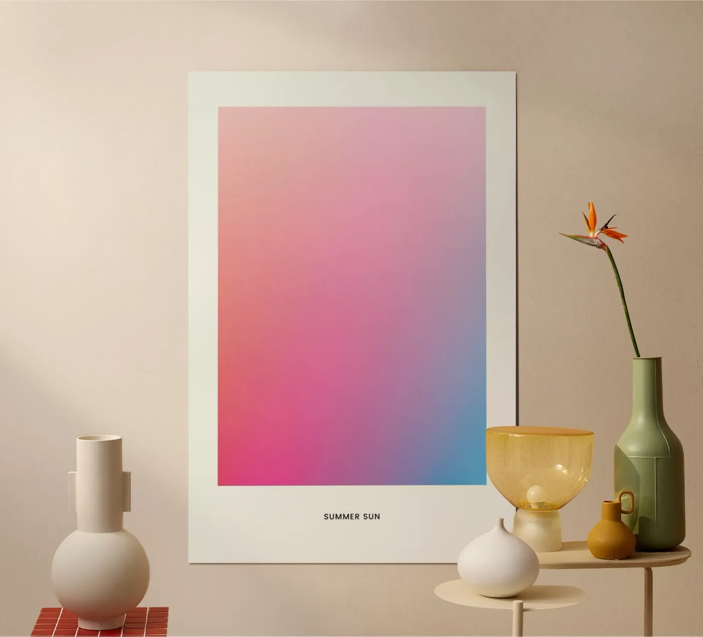 Sun #7 poster van daylight design studio