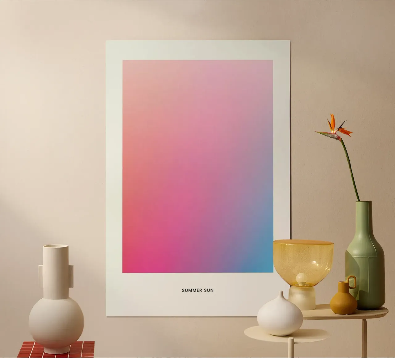 Sun #7 poster van daylight design studio