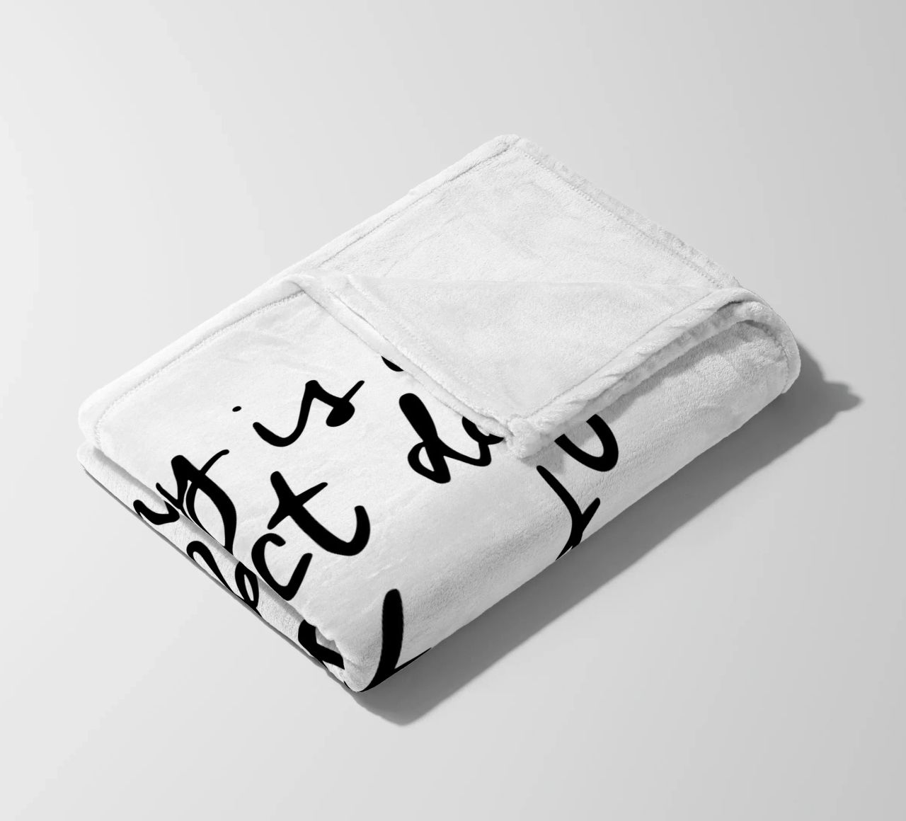 Oggi è un giorno perfetto per iniziare a vivere i propri sogni coperta in pile da THE MOTIVATED TYPE