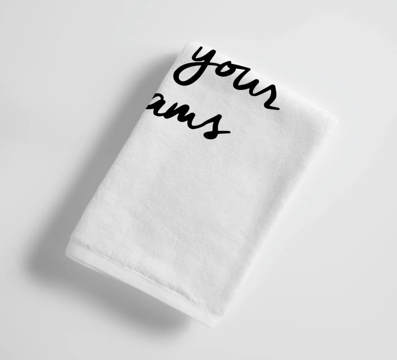 Oggi è un giorno perfetto per iniziare a vivere i propri sogni asciugamano da bagno da THE MOTIVATED TYPE
