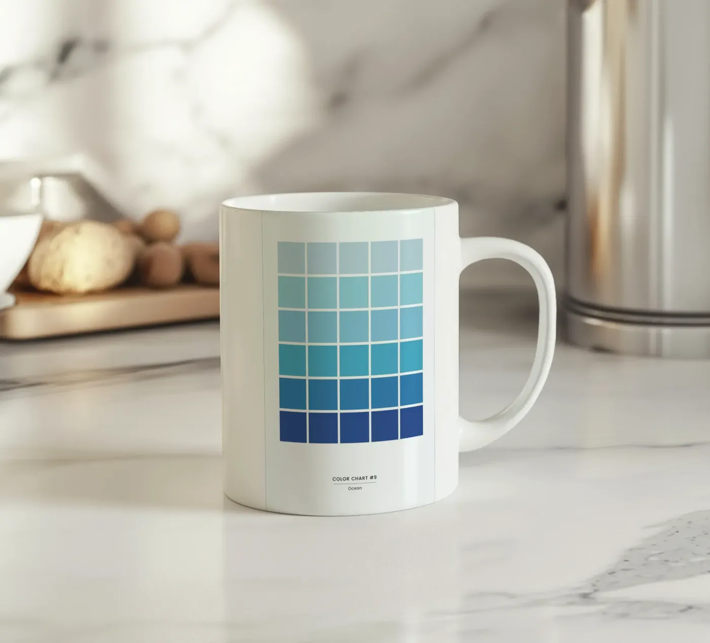 Ocean ceramic mug by daylight design studio