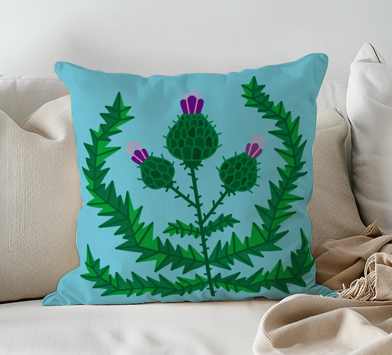 Cardo cuscino da Lidia Blomgren