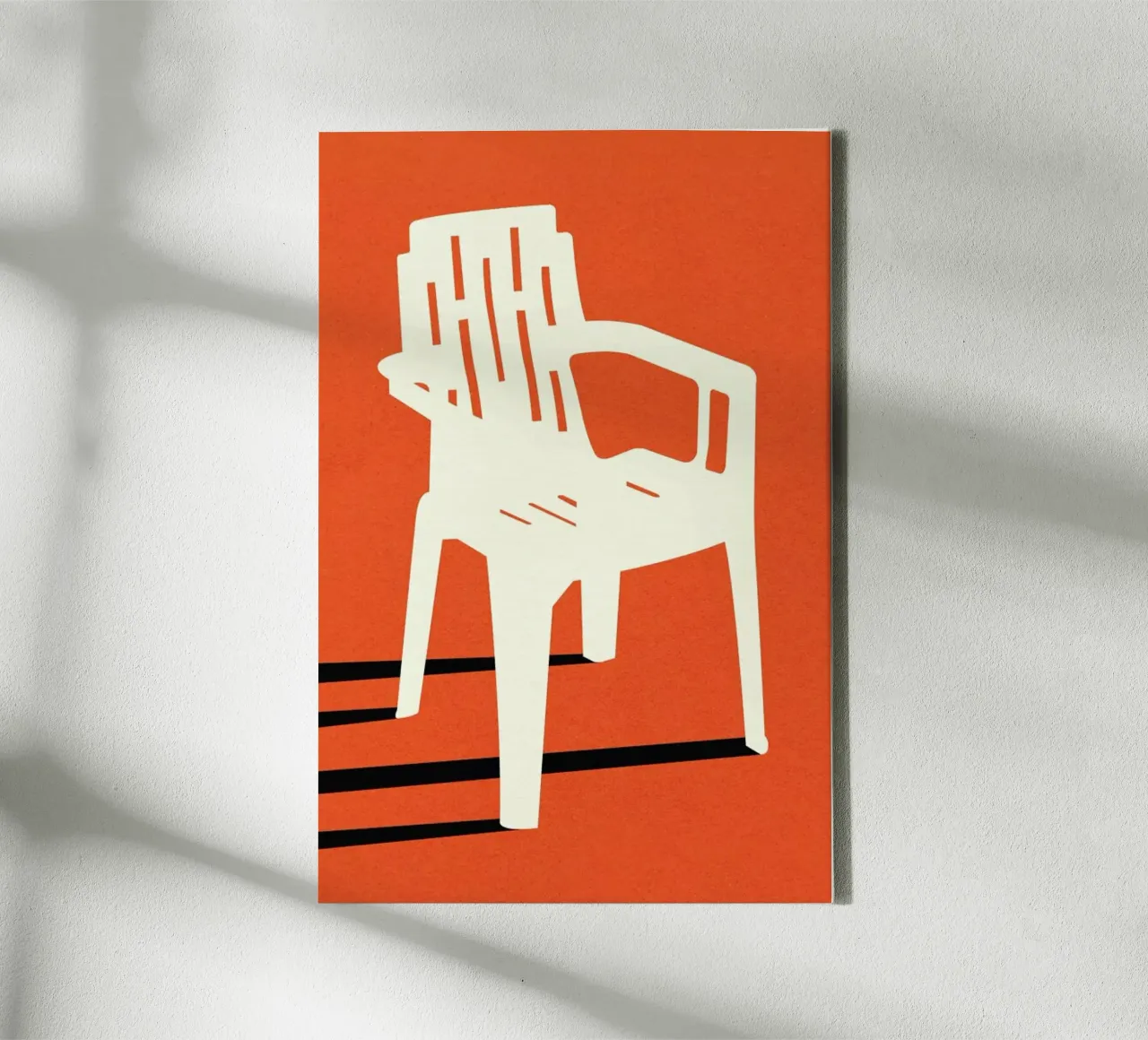 Monobloc Plastic Chair No VII Leinwand von Rosi Feist