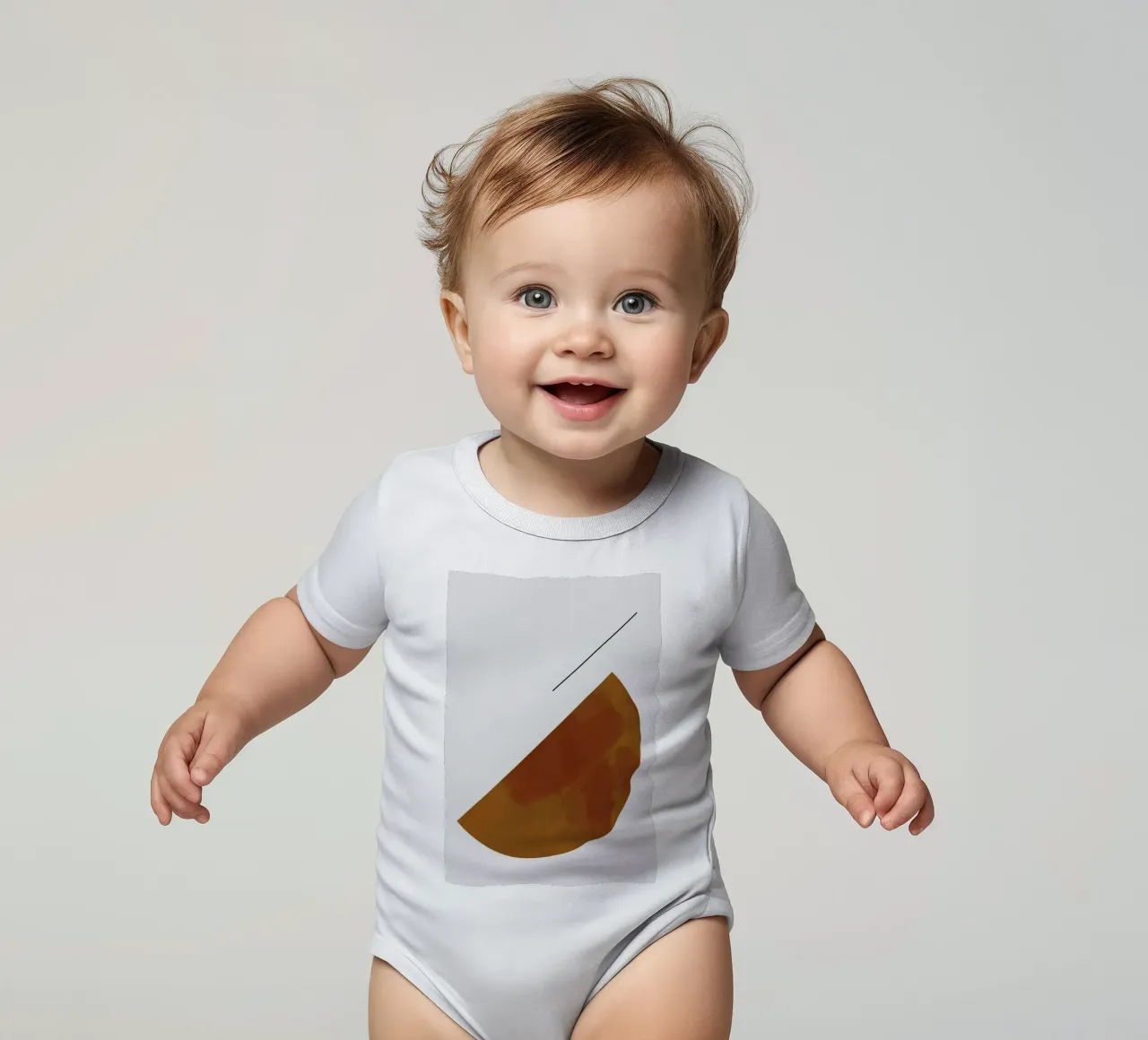 Half Cookie body neonato maniche corte da 170QM