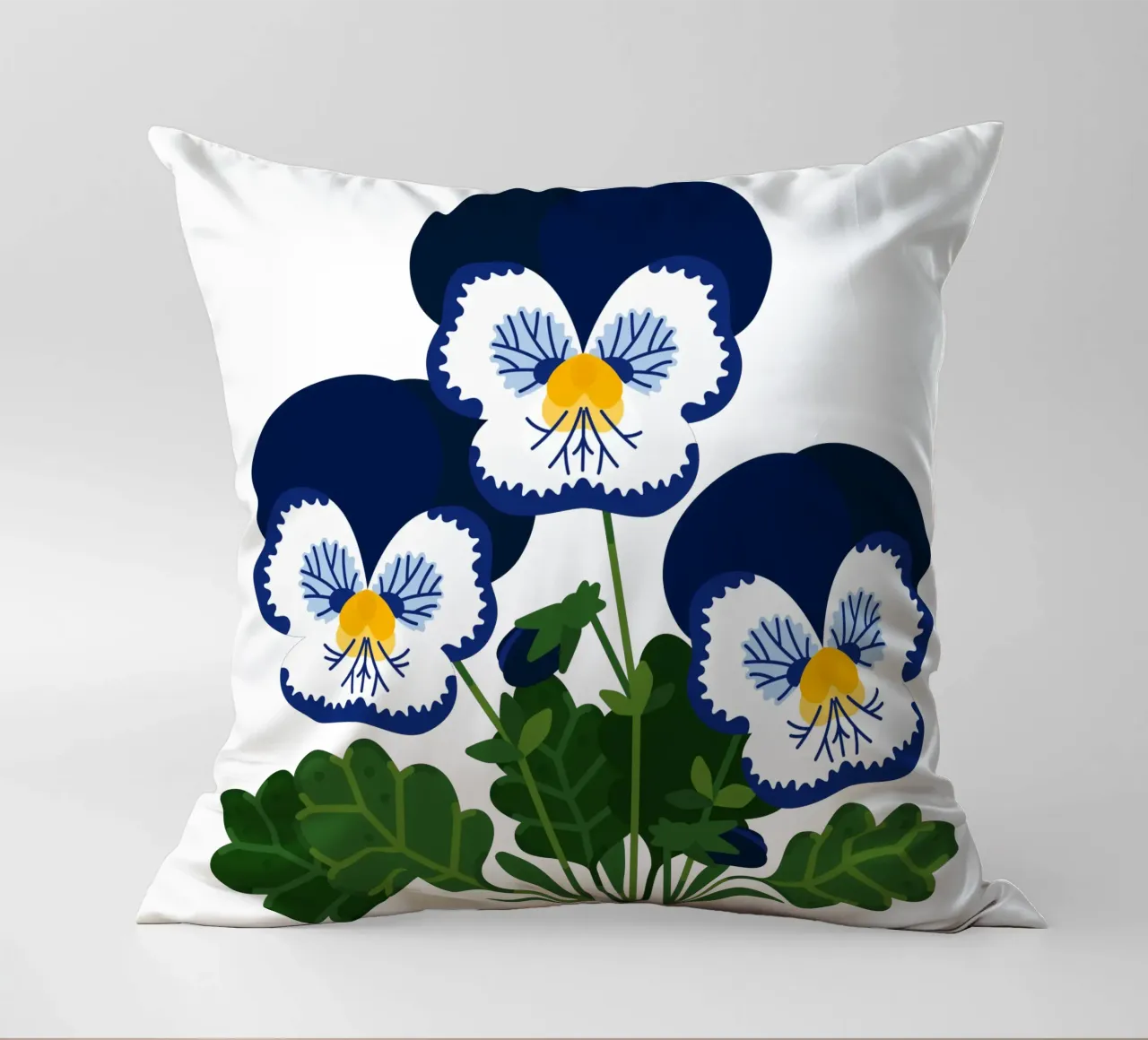 Pansy cuscino da Lidia Blomgren