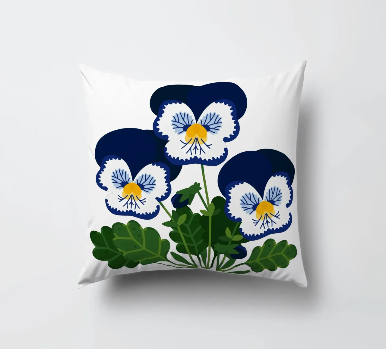 Pansy cuscino da Lidia Blomgren