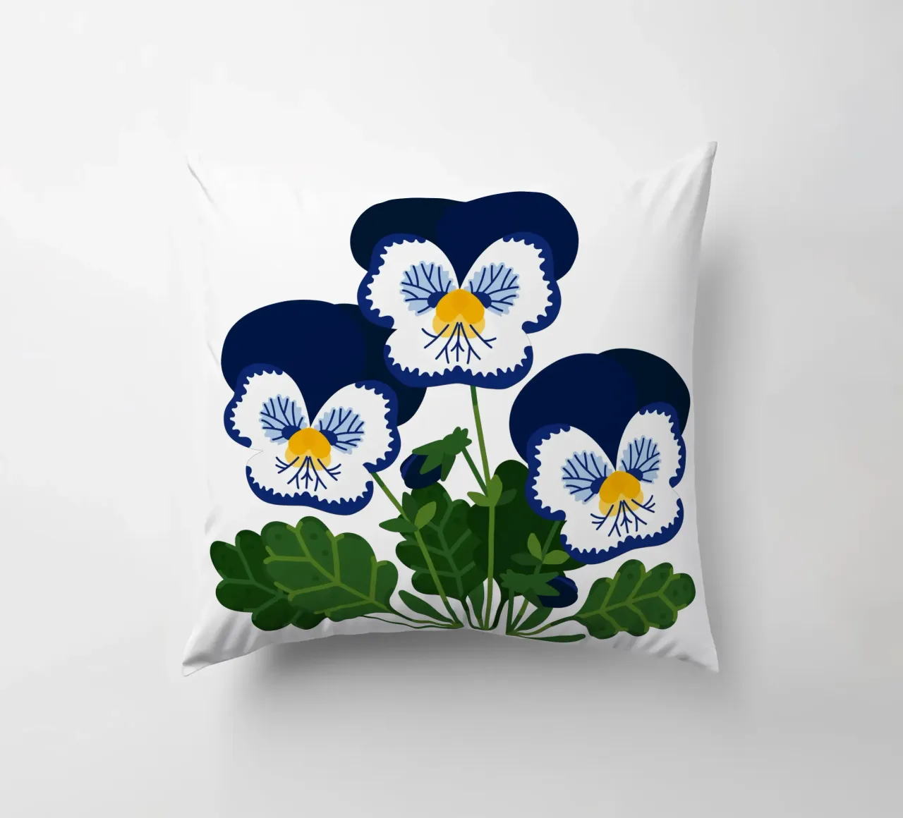 Pansy cuscino da Lidia Blomgren