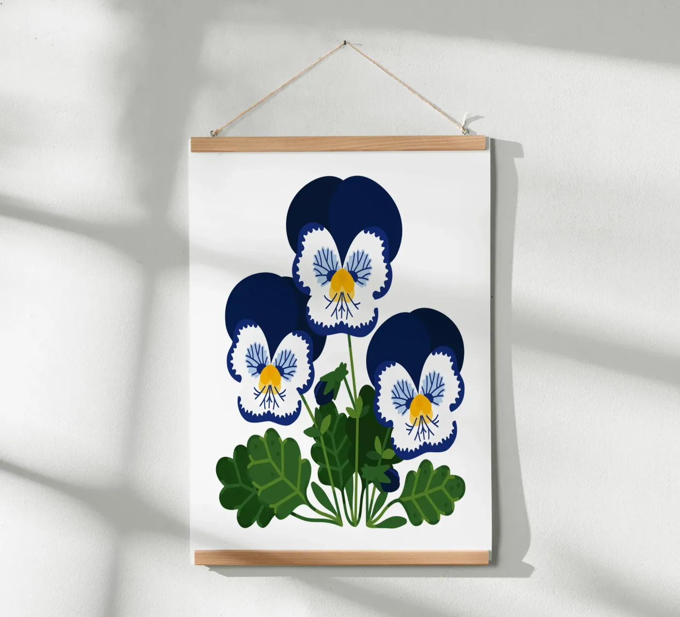 Pansy poster da Lidia Blomgren