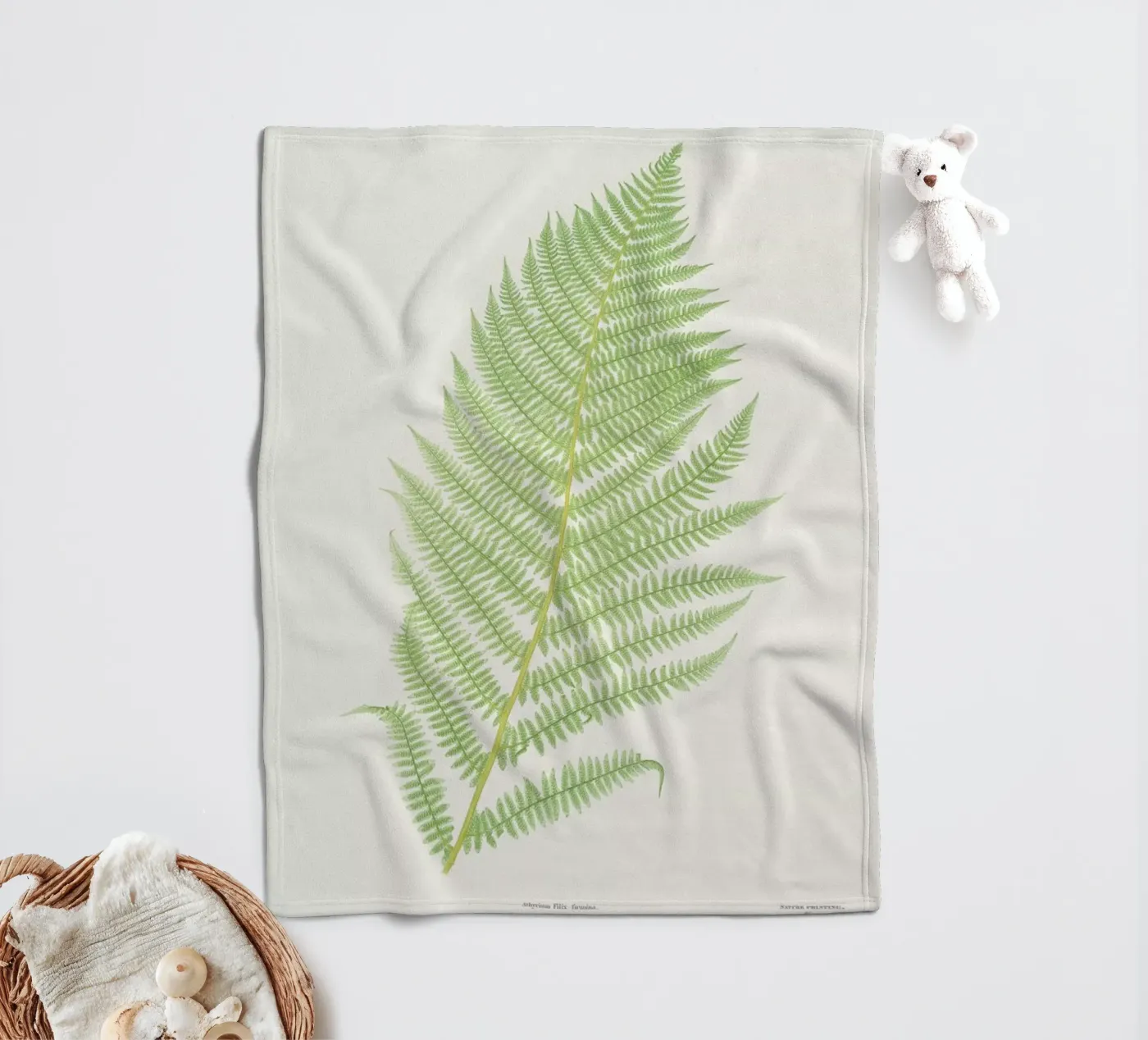 Ferns 2 Fleecedecke von Astër