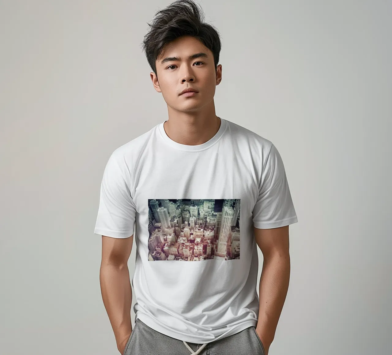 Manhattan's Buildings t-shirt da JaySan Studio