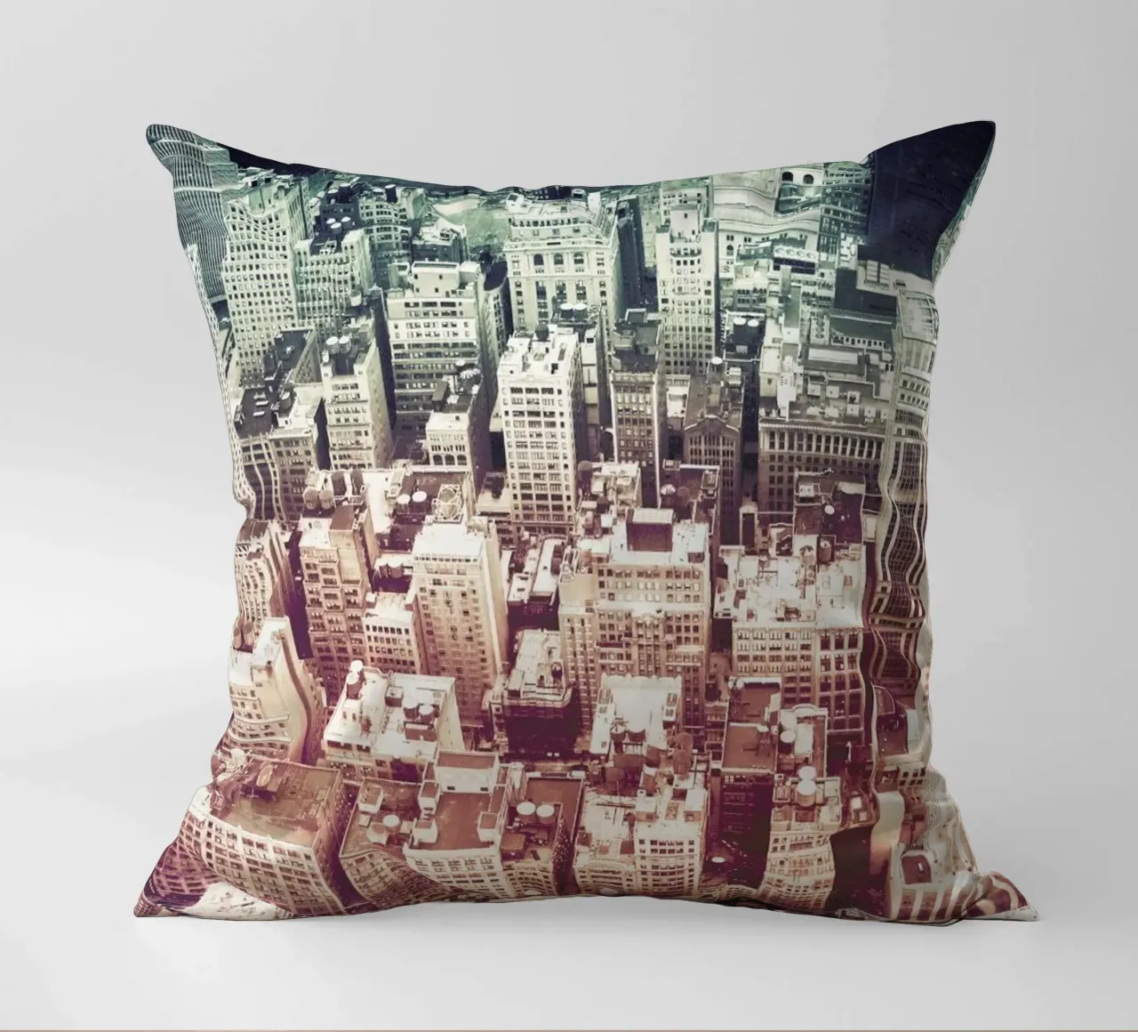 Manhattan's Buildings cuscino da JaySan Studio