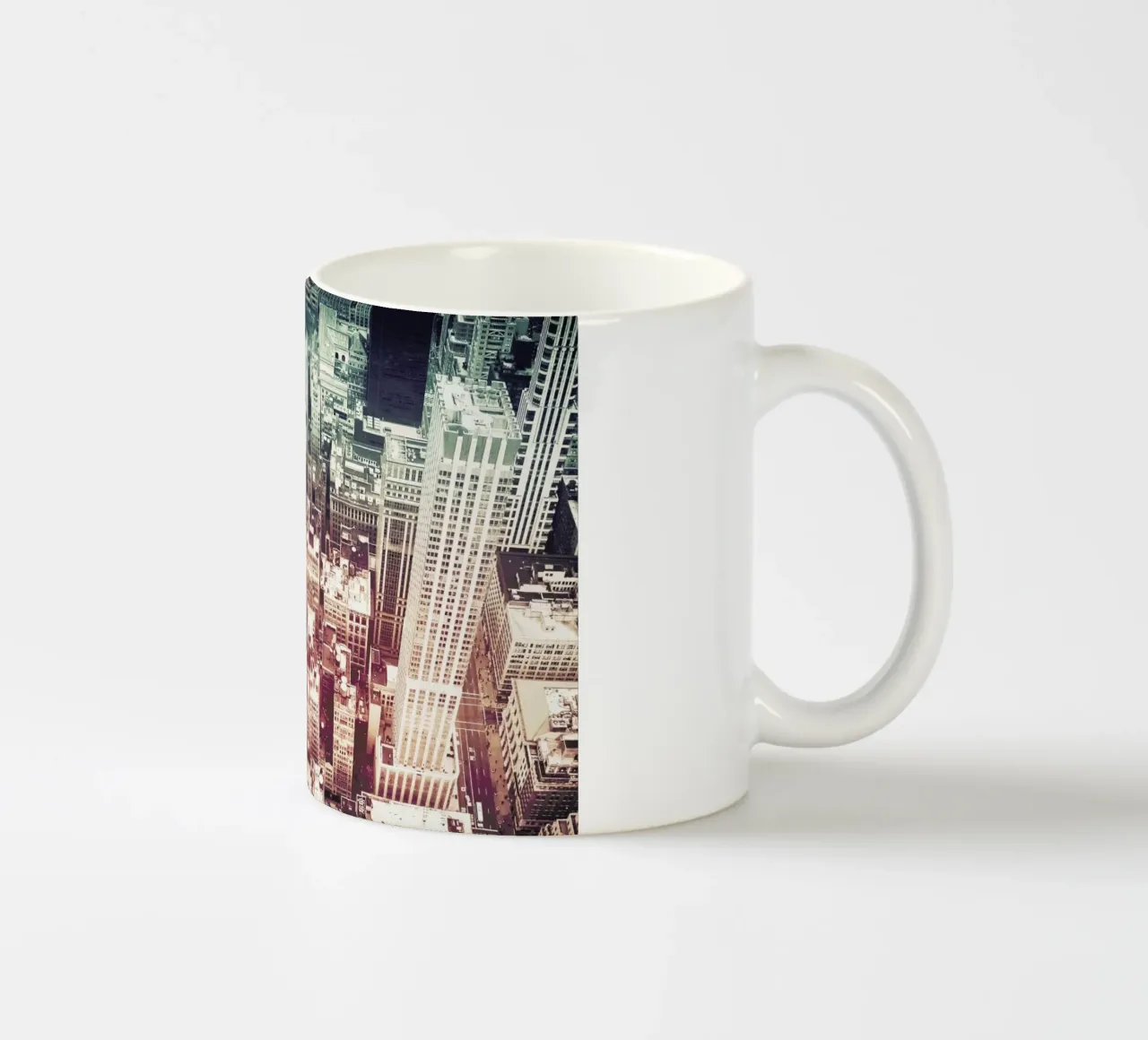 Manhattan's Buildings tazza in ceramica da JaySan Studio