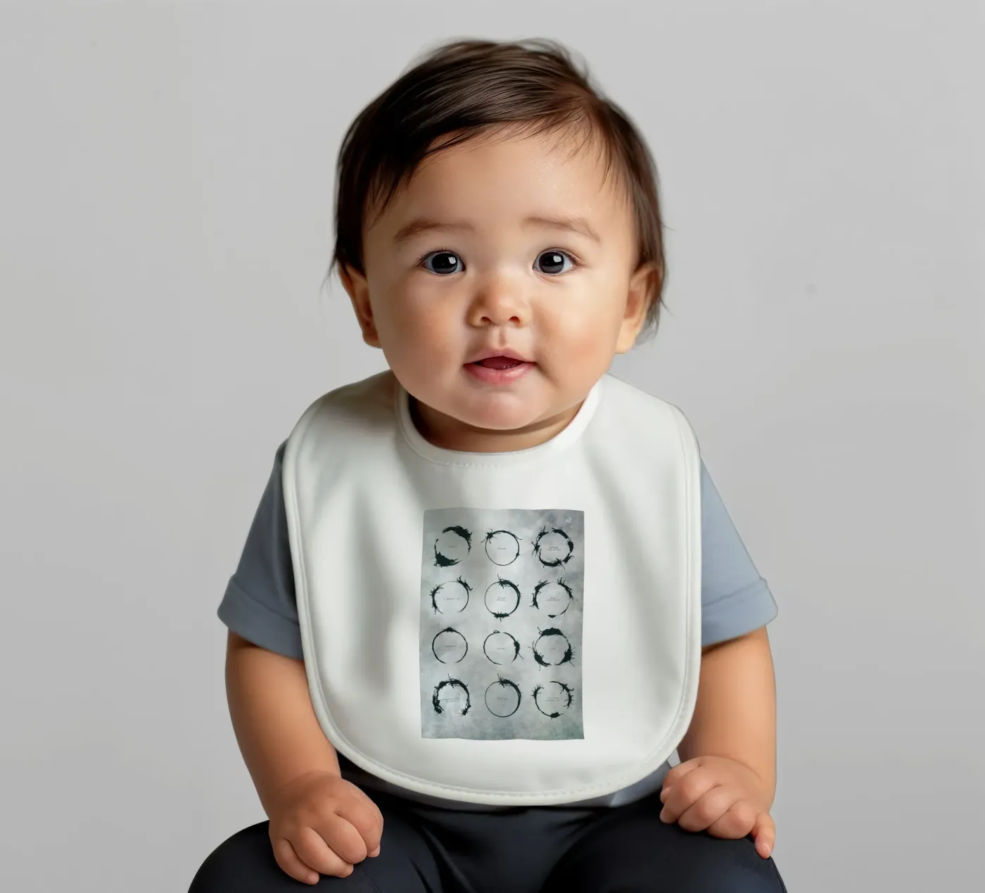 Arrival Light baby bib by nabakumov
