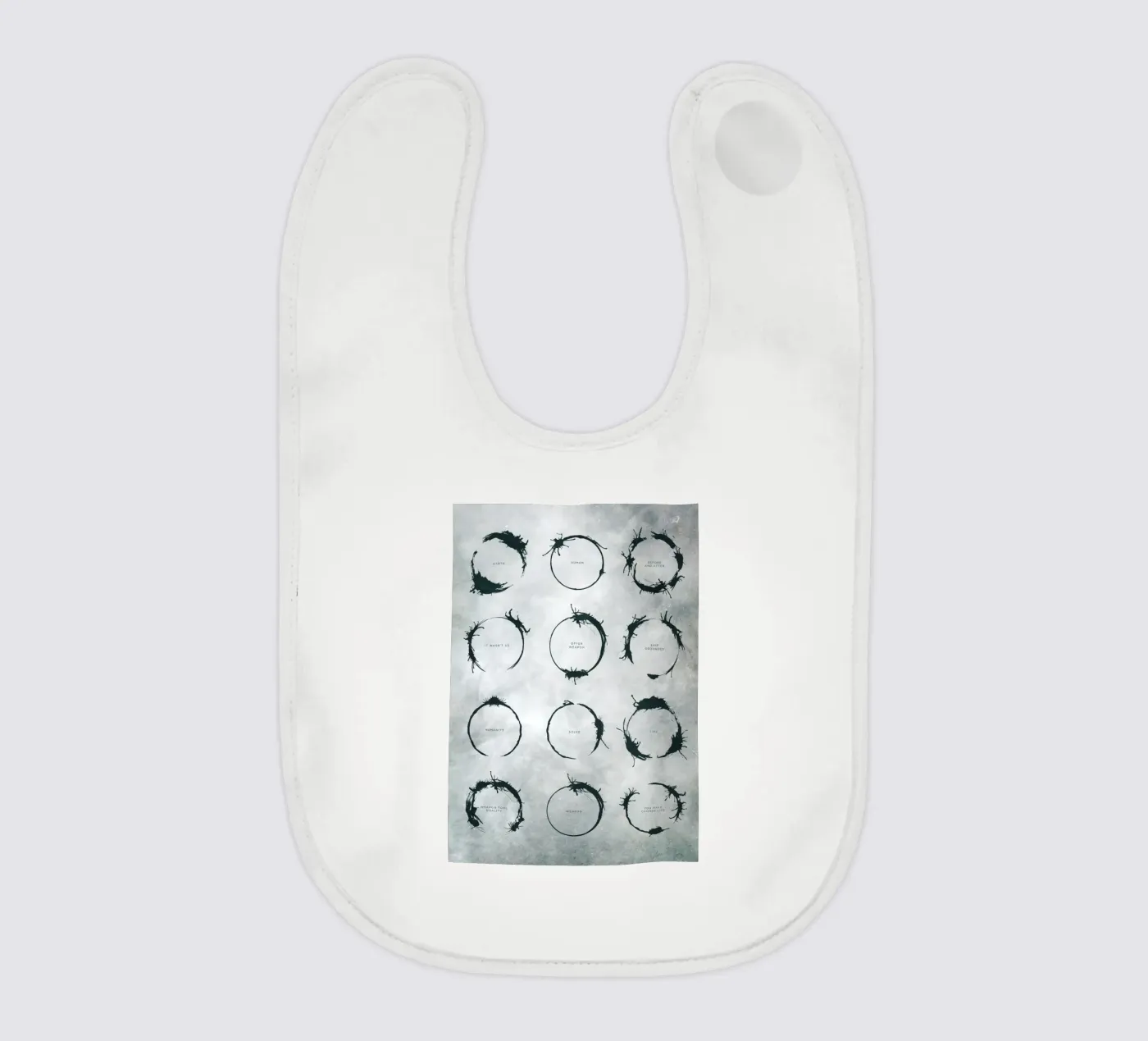 Arrival Light baby bib by nabakumov