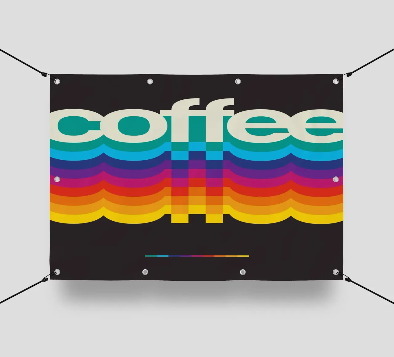 Retro Coffee Black telo in pvc da nabakumov