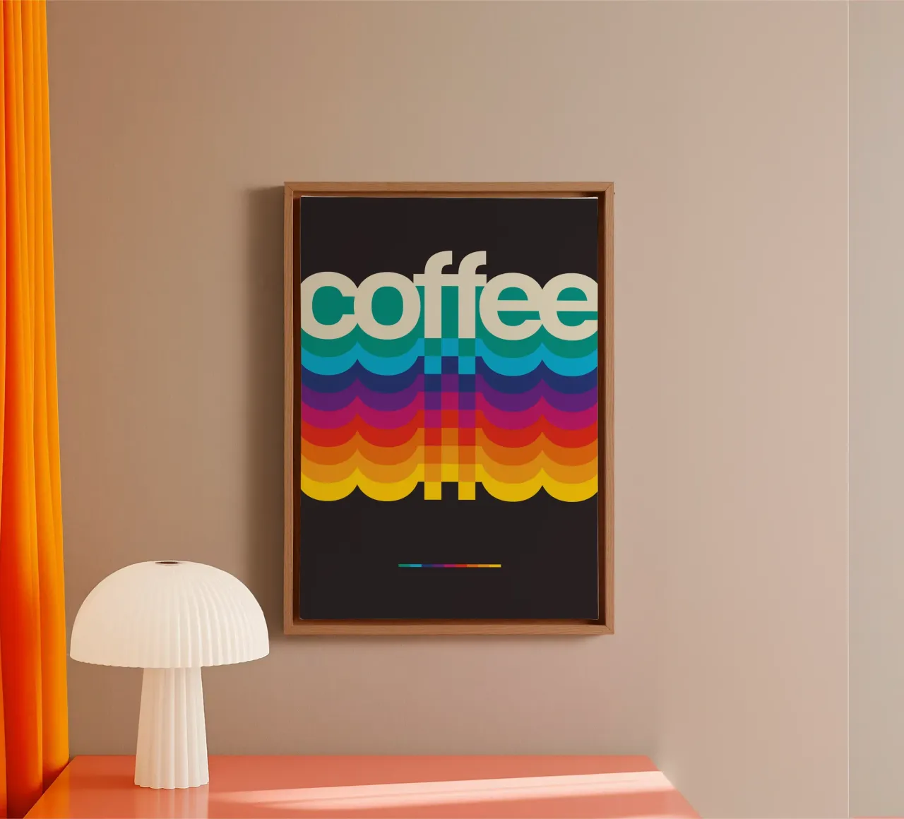 Retro Coffee Black canvas by nabakumov