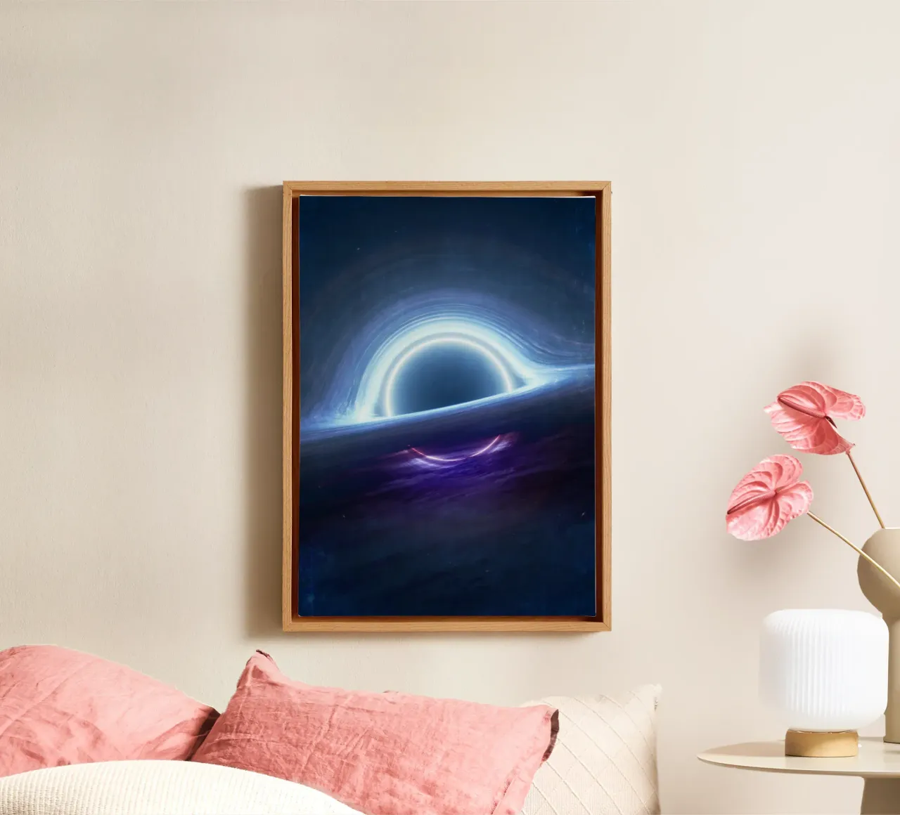 Interstellar I tela con Cornice a cassetta da nabakumov