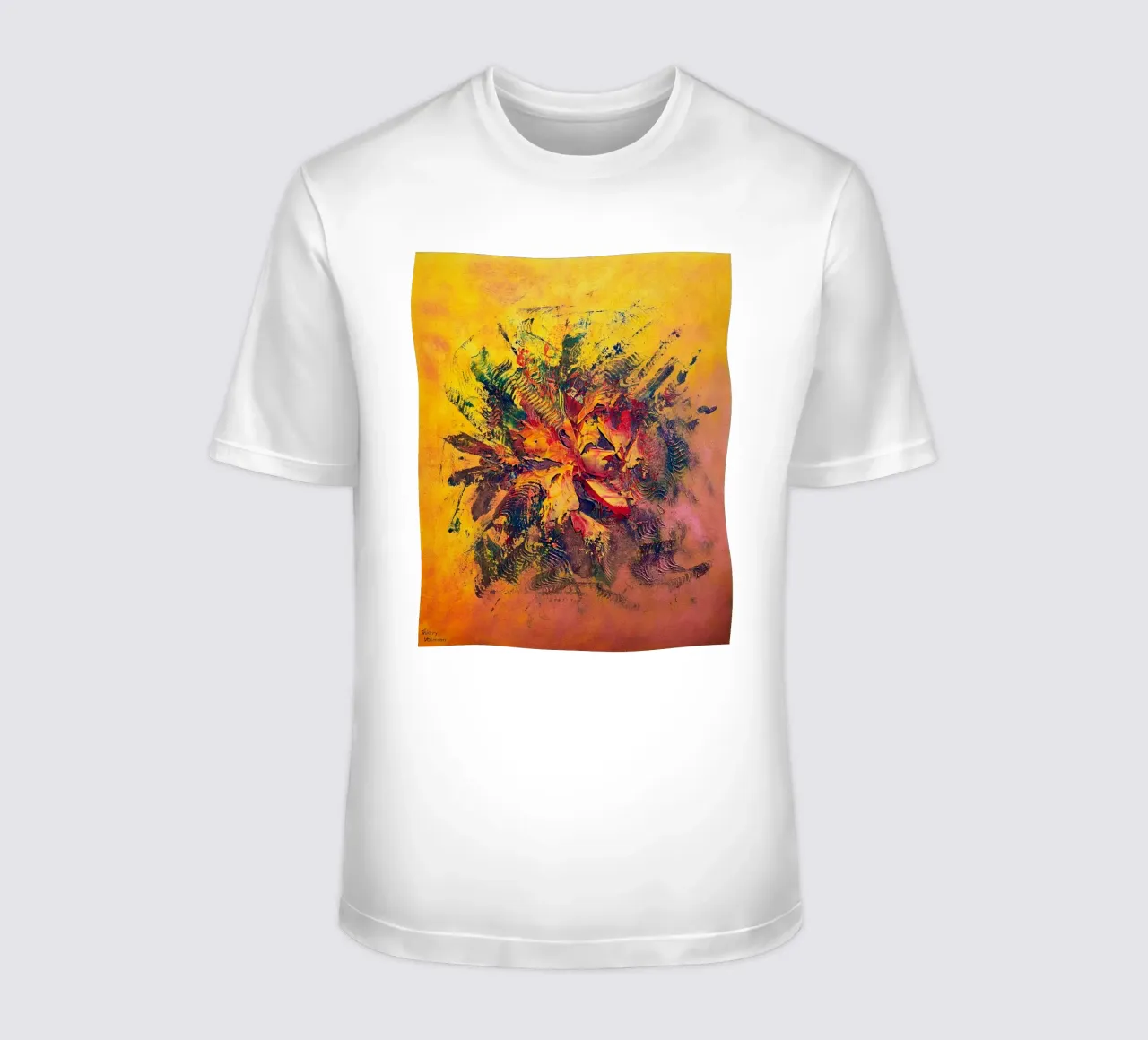 BRAINSTORMING t-shirt da Thierry Vobmann Abstract painting