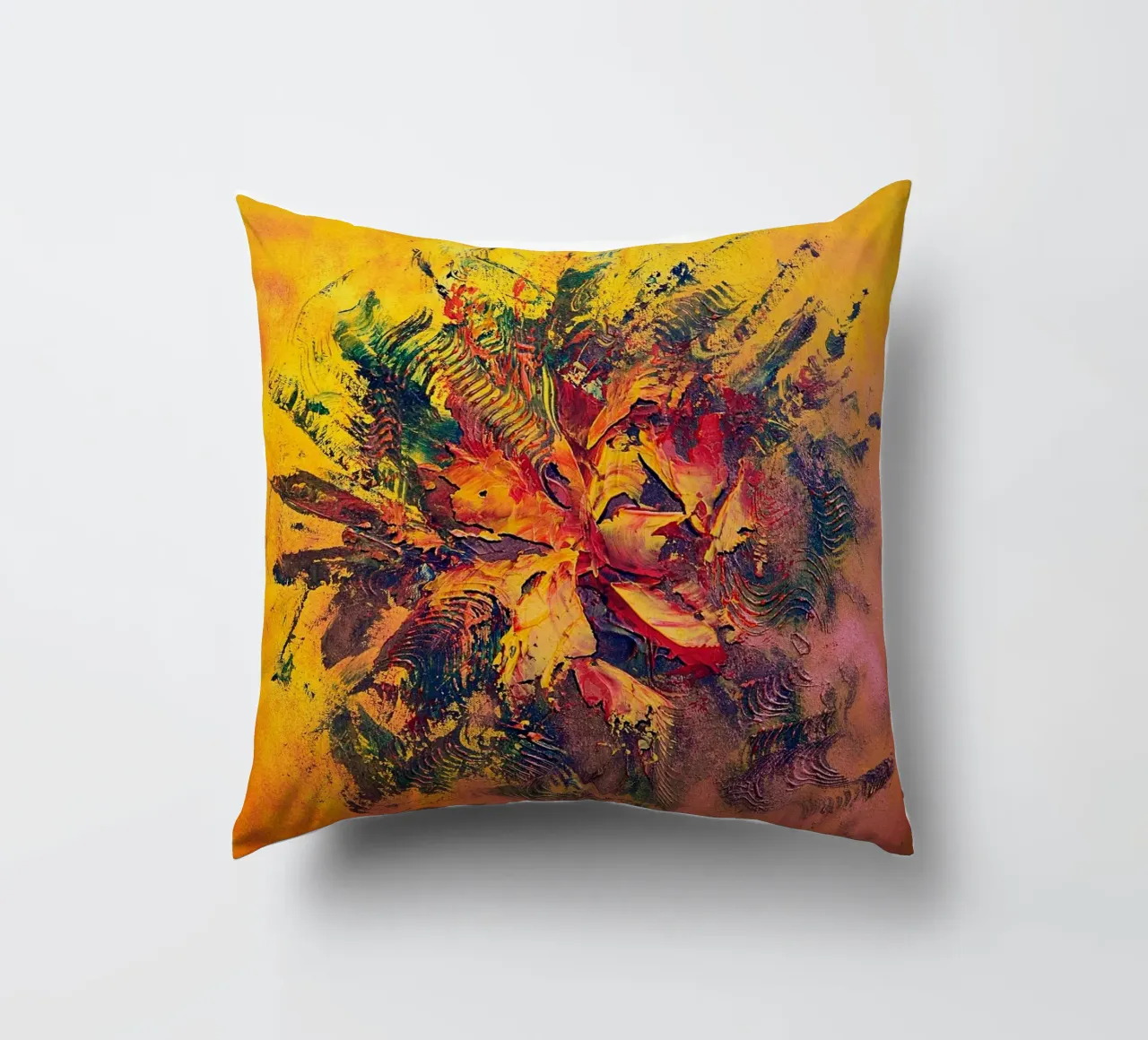 BRAINSTORMING cuscino da Thierry Vobmann Abstract painting