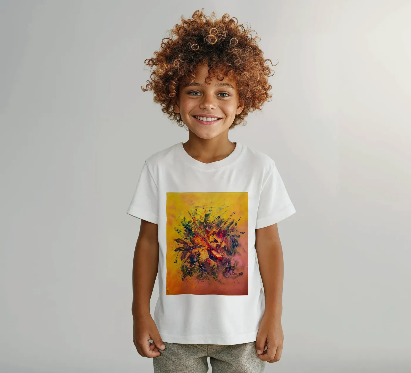 BRAINSTORMING t-shirt bambini da Thierry Vobmann Abstract painting
