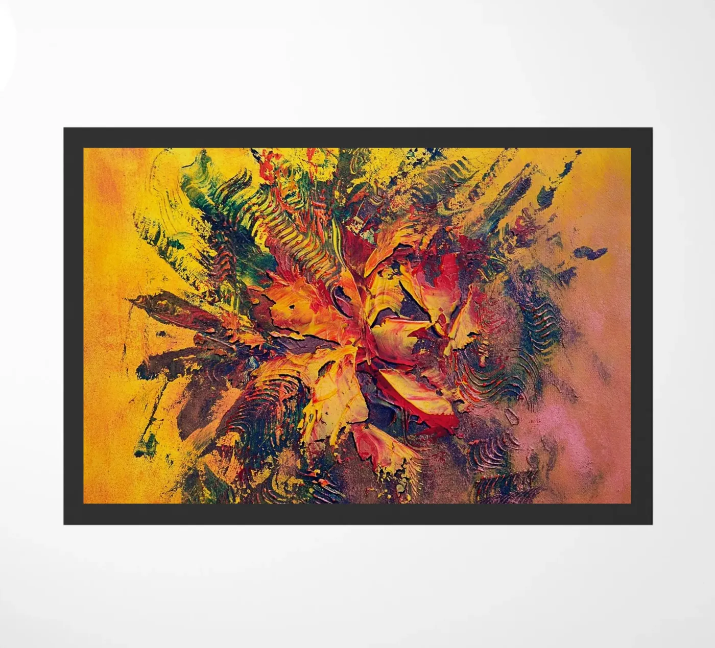 BRAINSTORMING Fußmatte von Thierry Vobmann Abstract painting