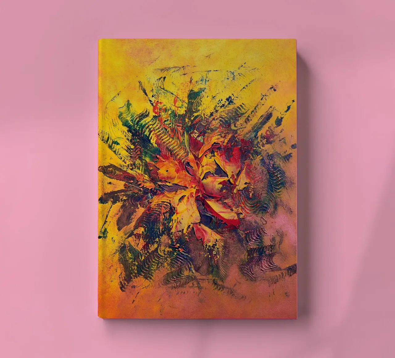 BRAINSTORMING notebook by Thierry Vobmann Abstract painting