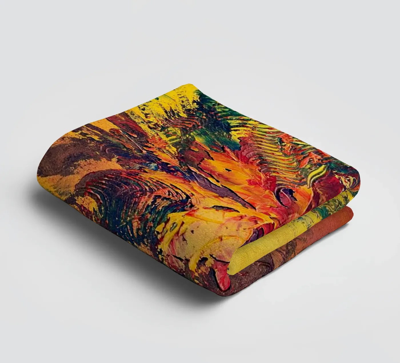 BRAINSTORMING badhanddoek van Thierry Vobmann Abstract painting