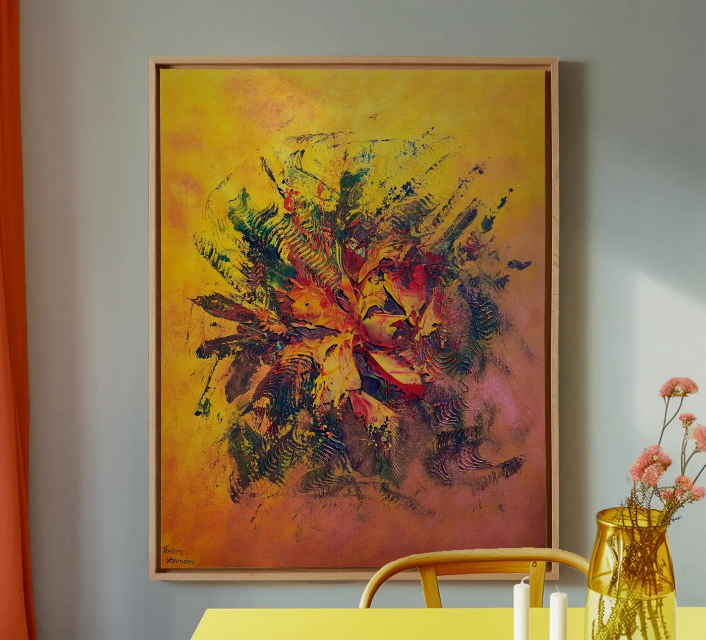 BRAINSTORMING tela da Thierry Vobmann Abstract painting