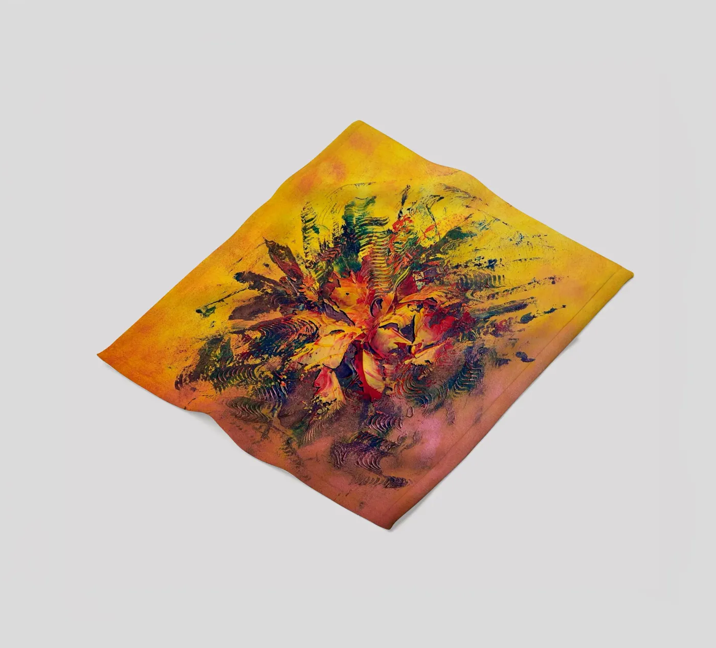 BRAINSTORMING fleecedeken van Thierry Vobmann Abstract painting