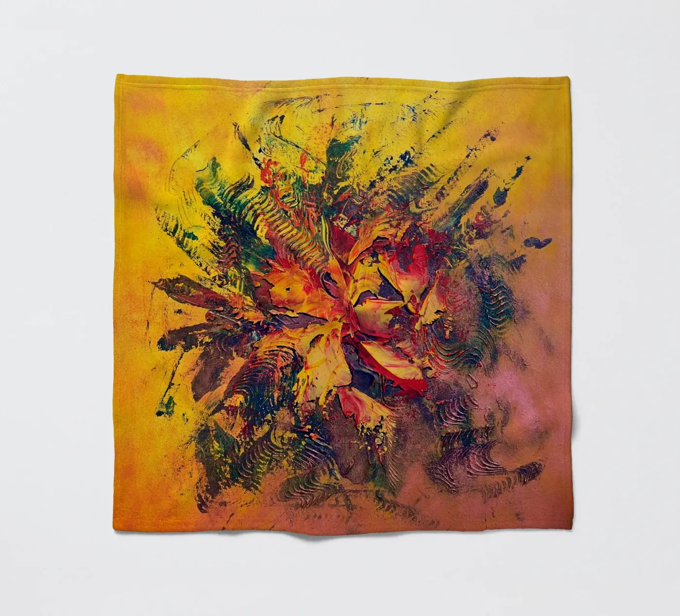 BRAINSTORMING coperta in pile da Thierry Vobmann Abstract painting