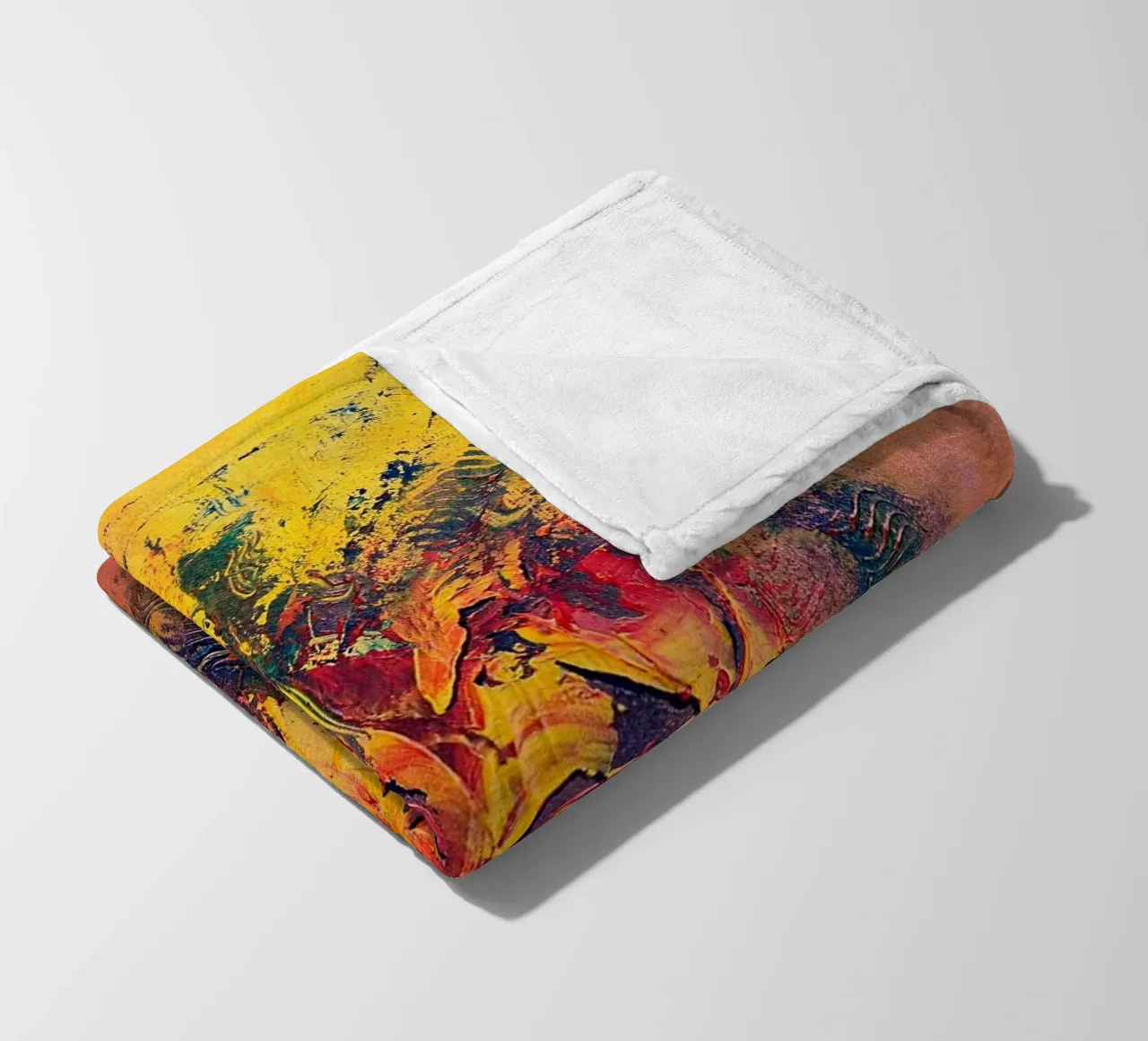 BRAINSTORMING coperta in pile da Thierry Vobmann Abstract painting