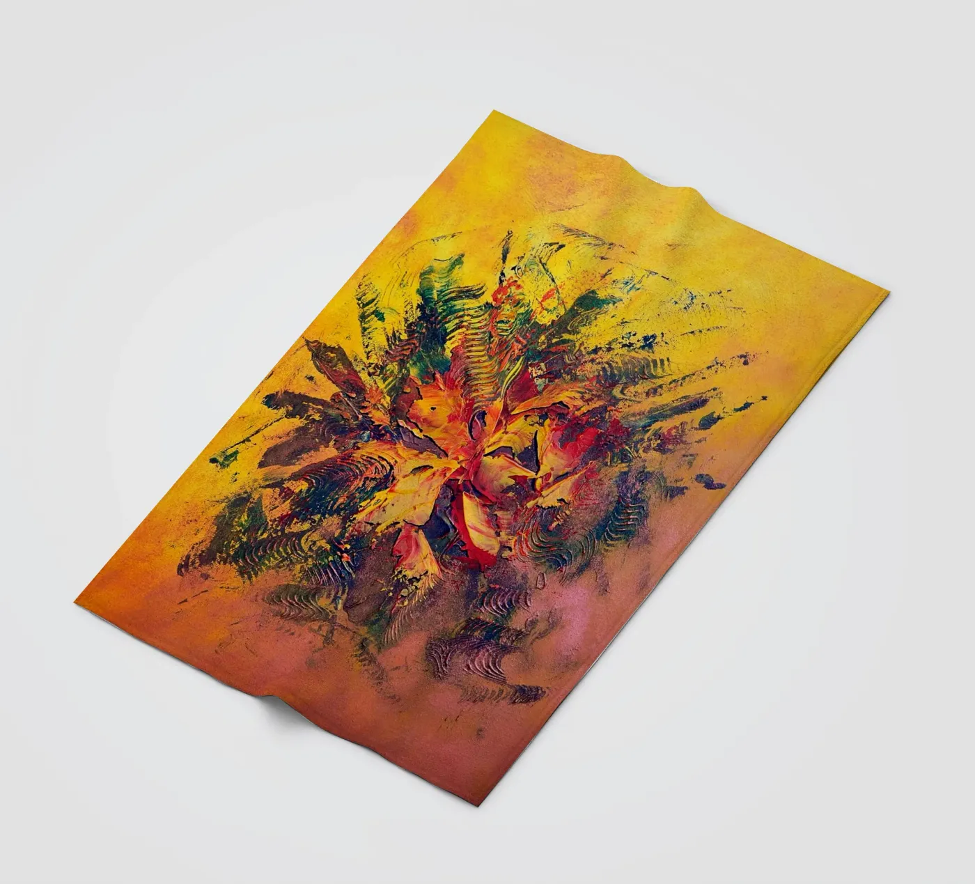 BRAINSTORMING coperta in pile da Thierry Vobmann Abstract painting