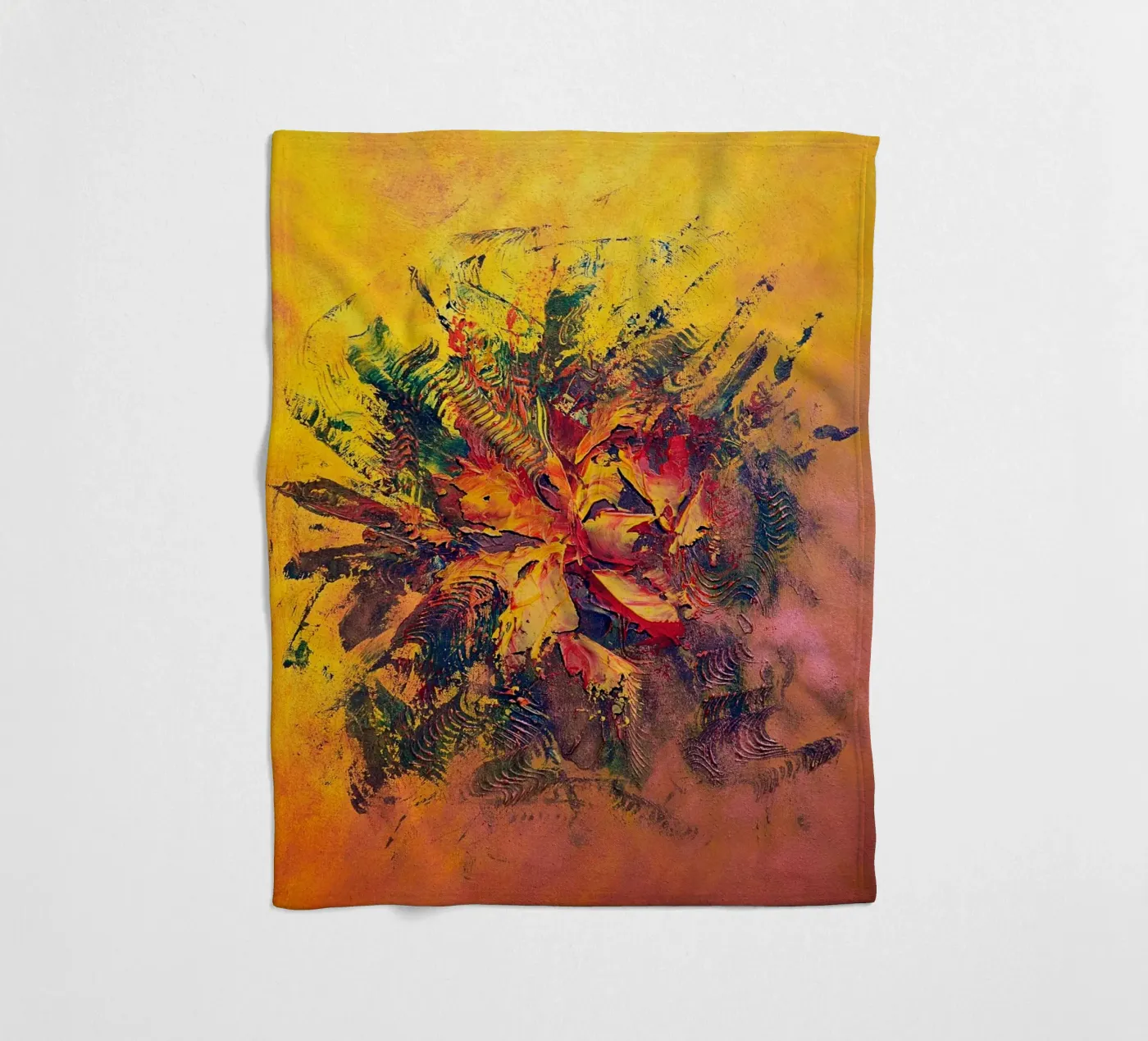 BRAINSTORMING coperta in pile da Thierry Vobmann Abstract painting