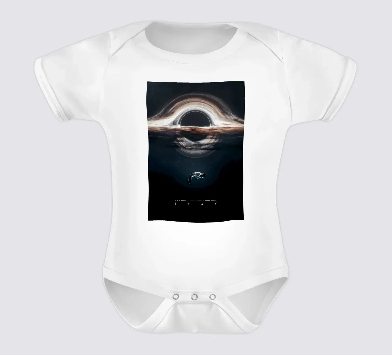 Interstellar Stay II body neonato maniche corte da nabakumov