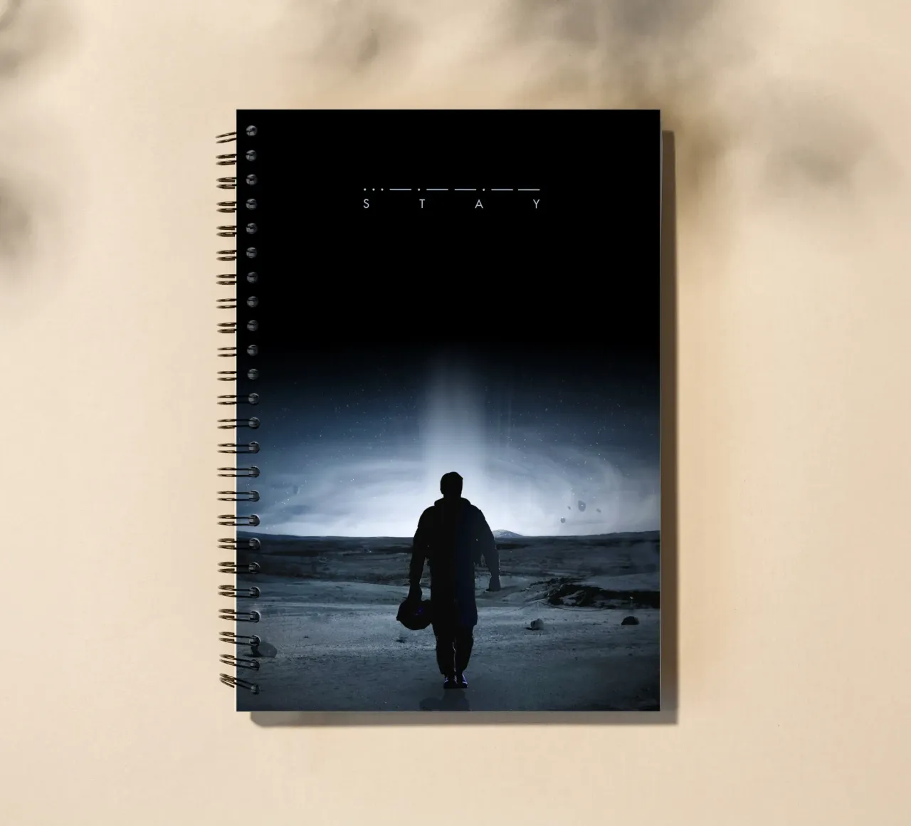 Interstellar Stay IV notitieboek met spiraal van nabakumov