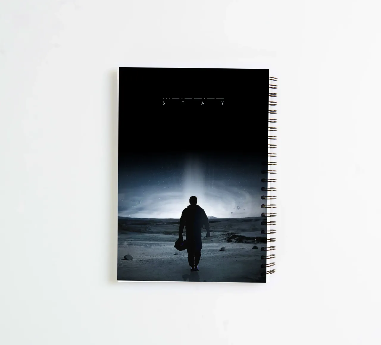 Interstellar Stay IV notitieboek met spiraal van nabakumov