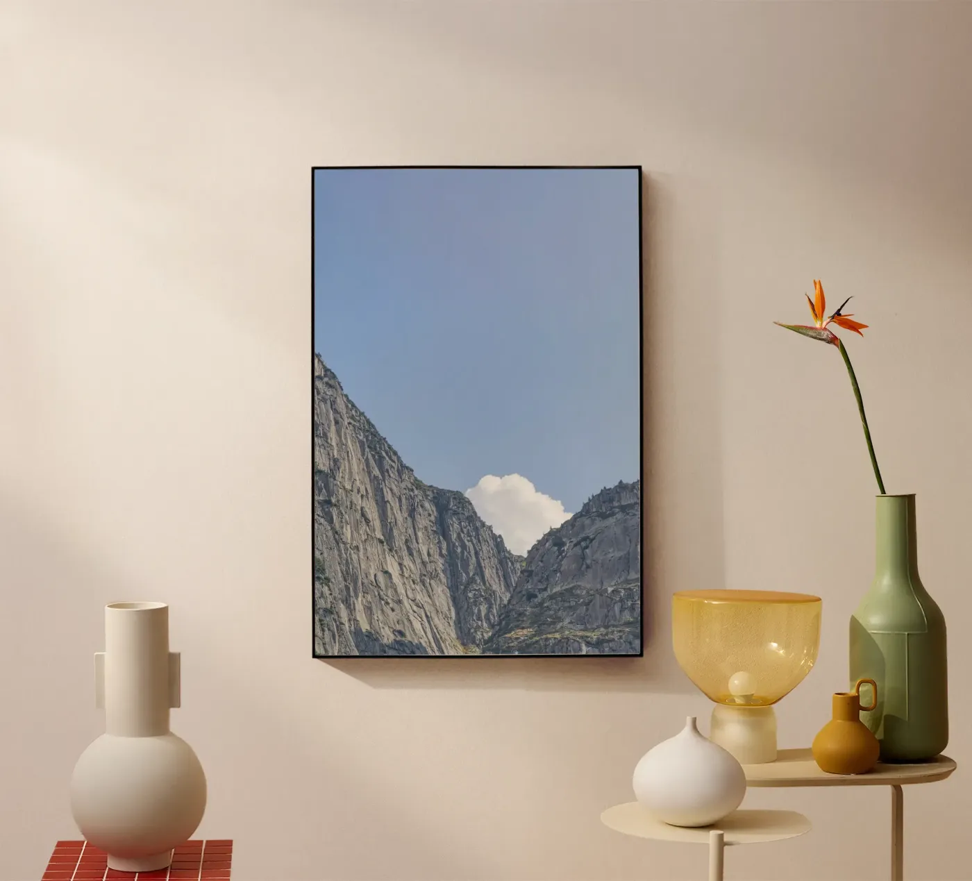 The White Cloud acryl van Nur Mut