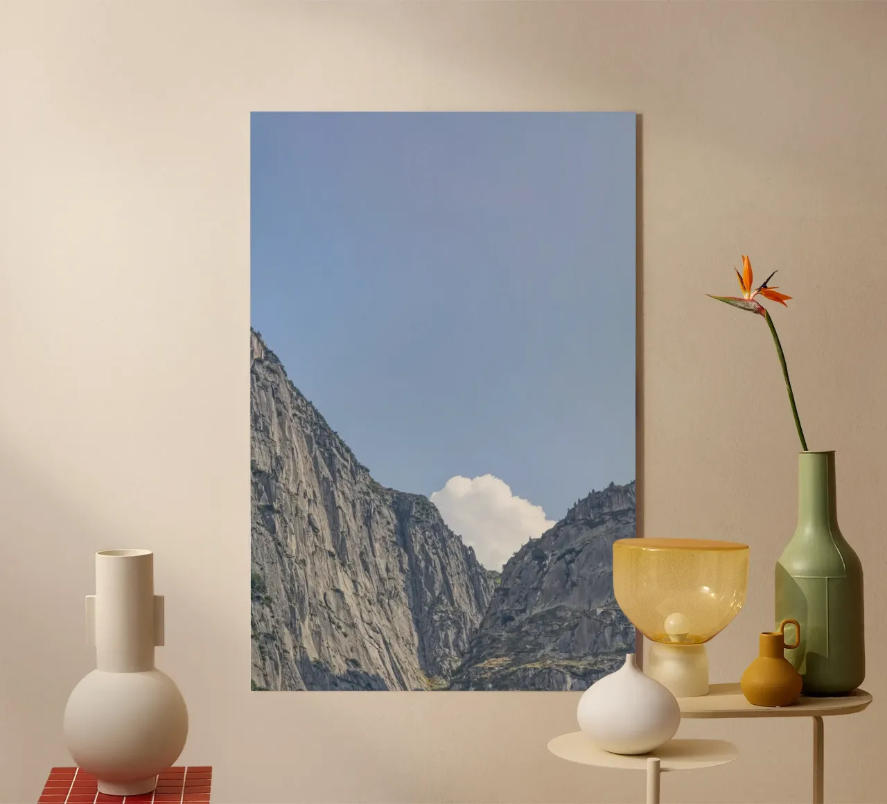 The White Cloud acrylic glass by Nur Mut