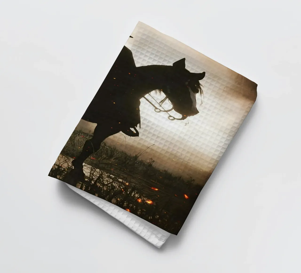 Cowboy Silhouette theedoek van nabakumov