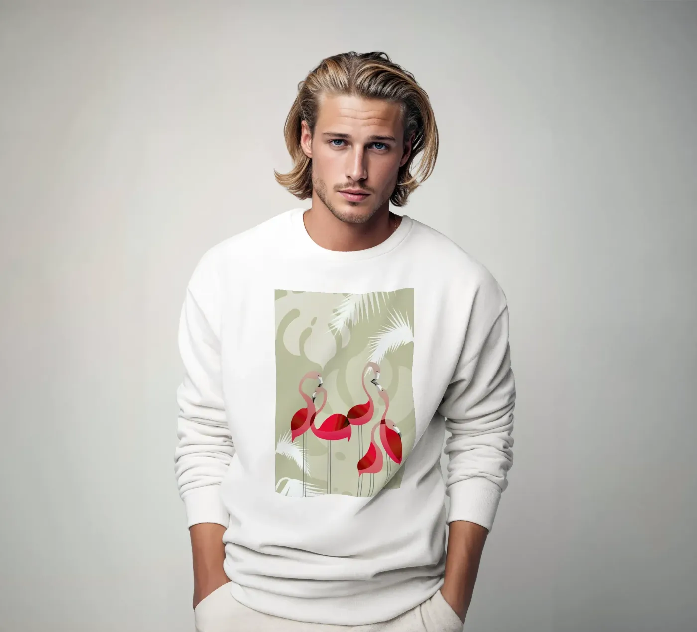 Flamingo felpa da Sabrina Ziegenhorn