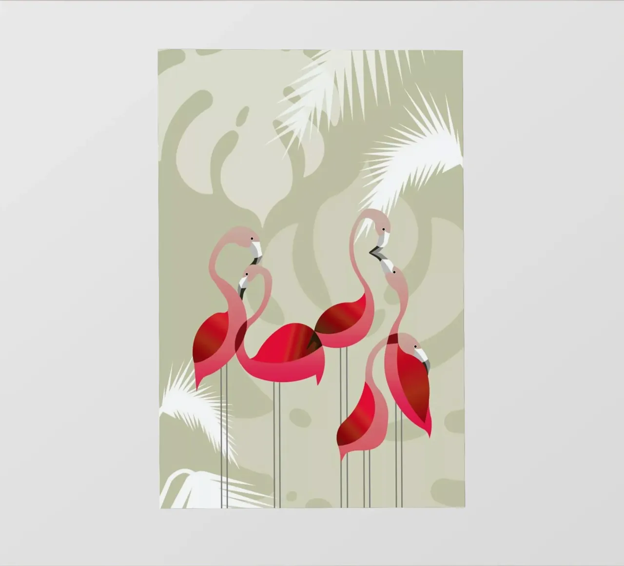 Flamingo telo in pvc da Sabrina Ziegenhorn