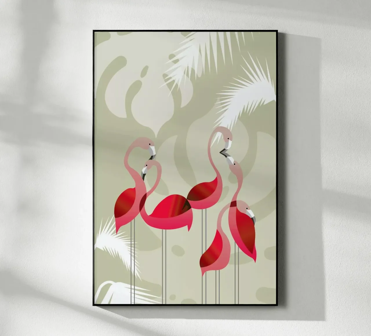 Flamingo plexiglass da Sabrina Ziegenhorn