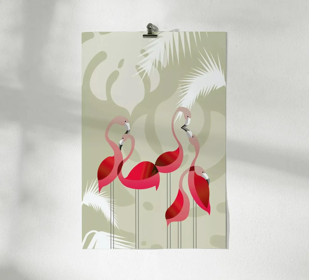 Flamingo poster da Sabrina Ziegenhorn