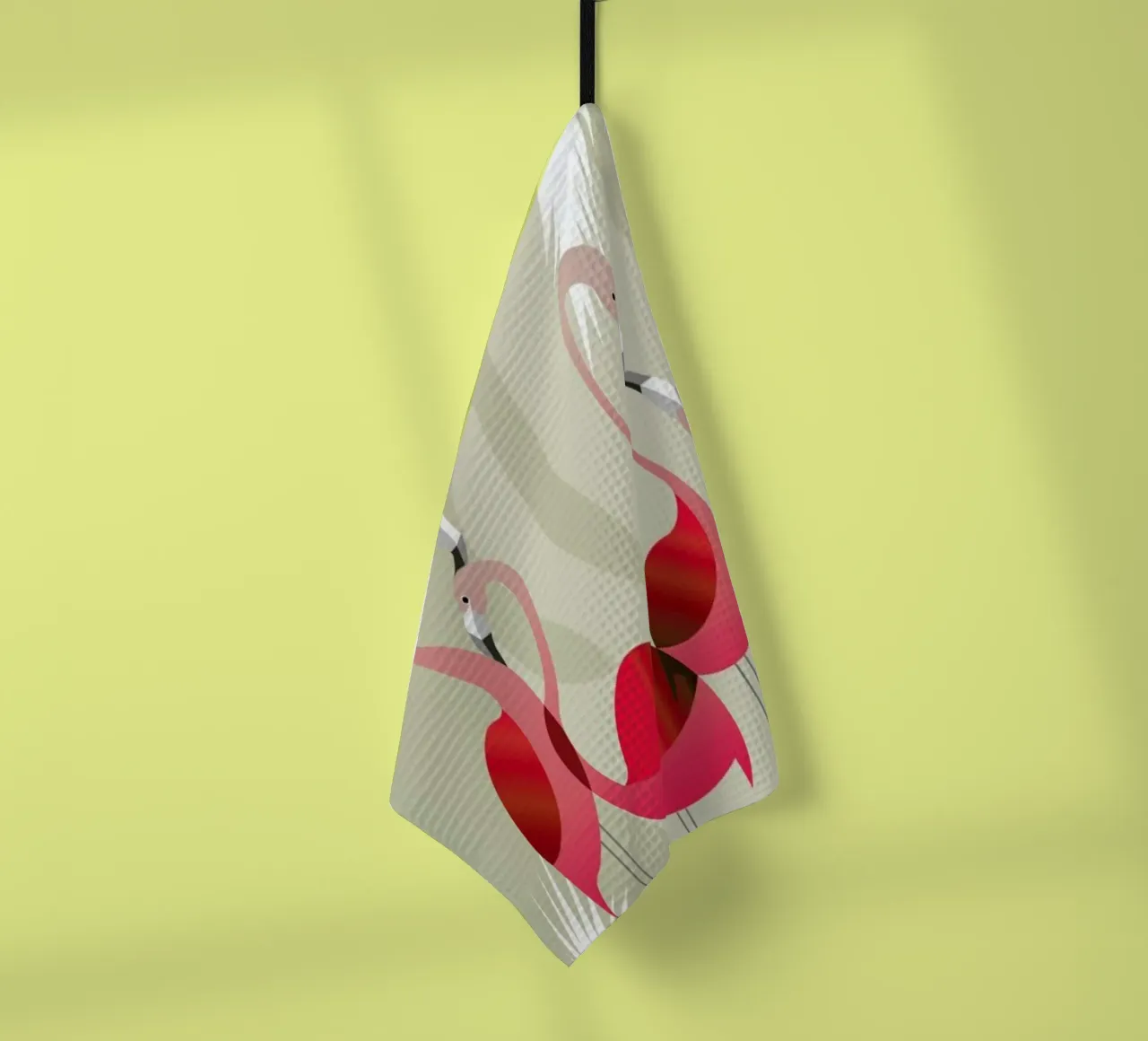 Flamingo canovaccio da cucina da Sabrina Ziegenhorn
