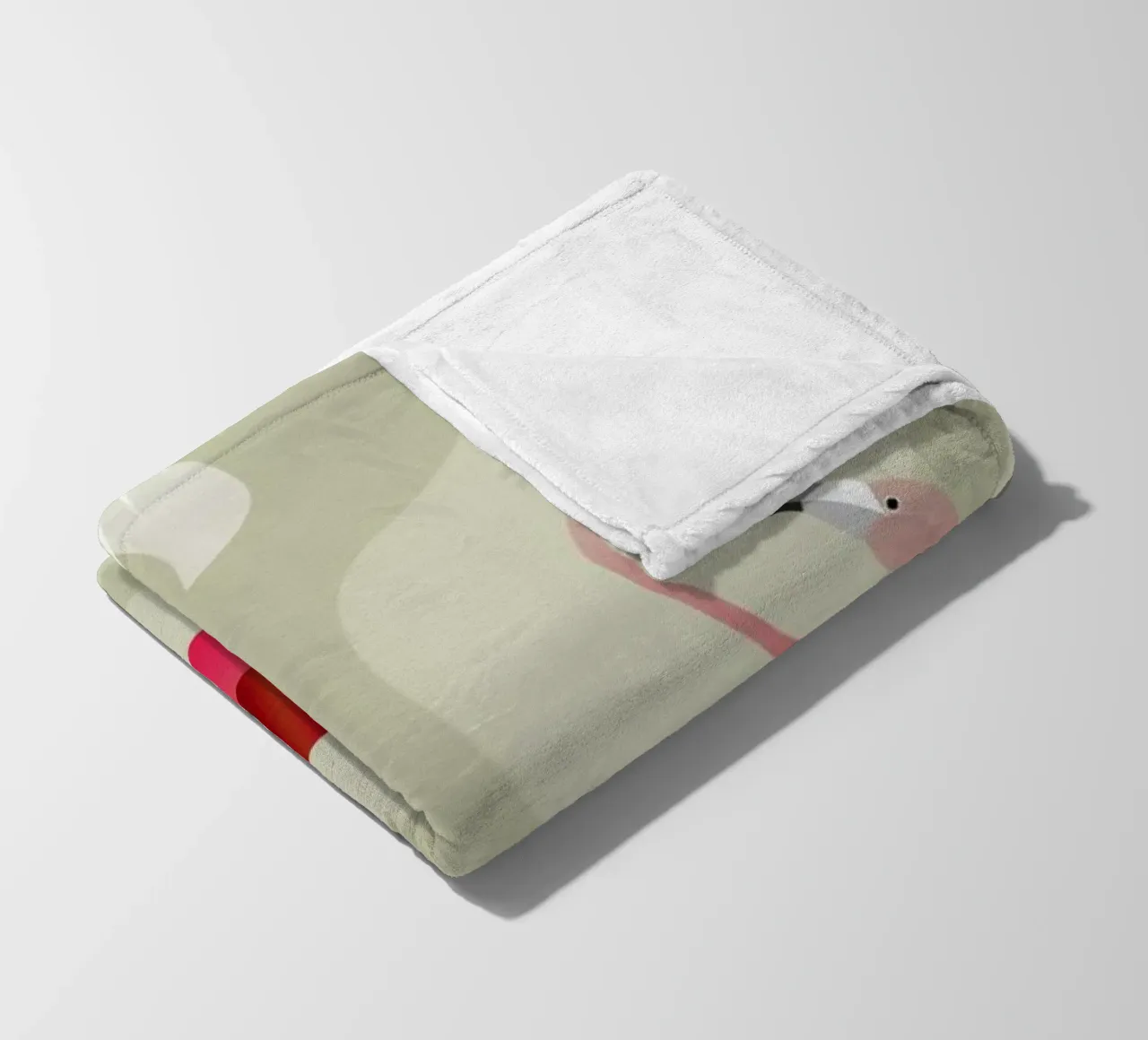 Flamingo fleecedeken van Sabrina Ziegenhorn