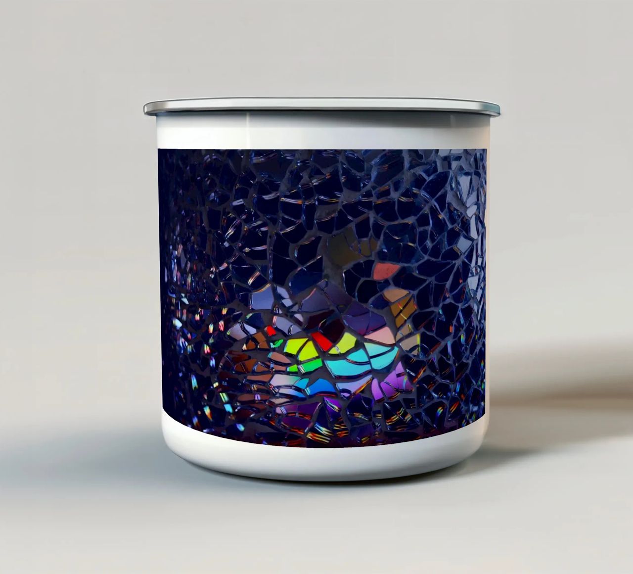 vernice a colori tazza in smalto da Iracheta