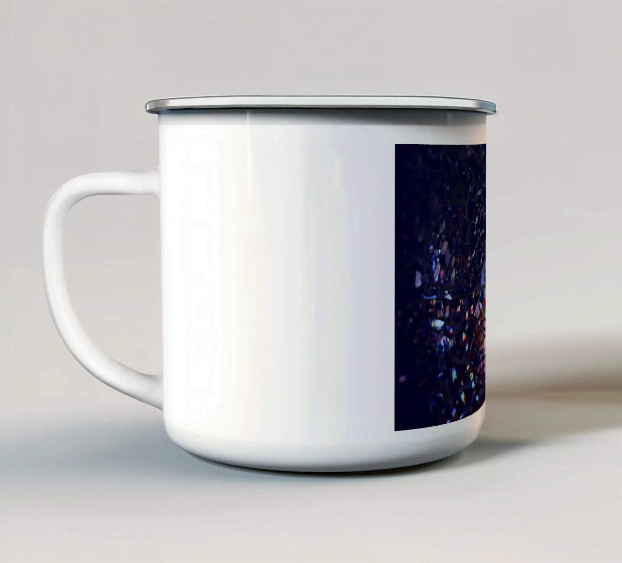 vernice a colori tazza in smalto da Iracheta